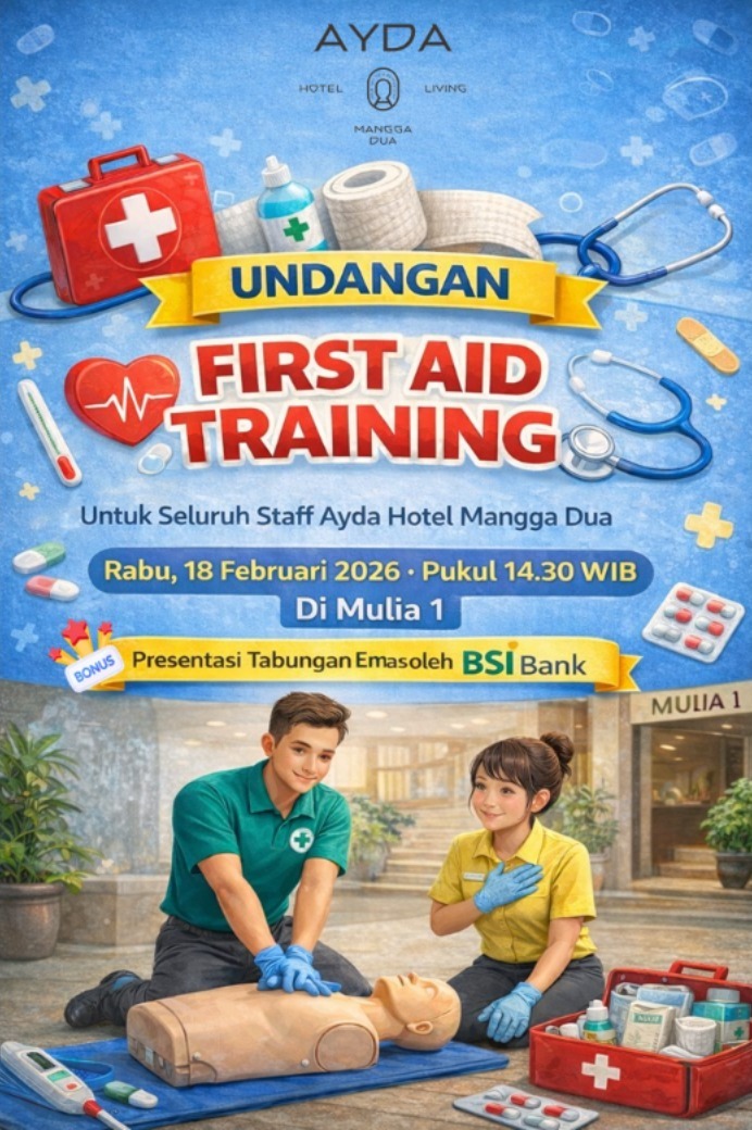 Meningkatkan Kesiap Siagaan Pelatihan First Aid untuk Tim Ayda Hotel di Tahun 2026